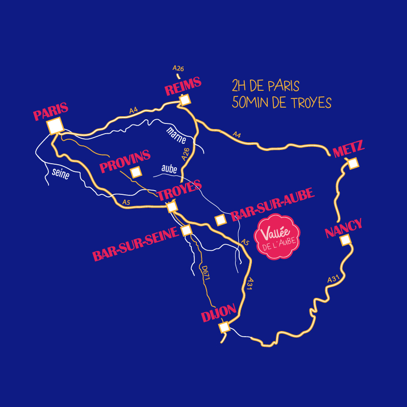 Route du Champagne - Œnotourisme au cœur de la Côte des Bar, dans l’Aube